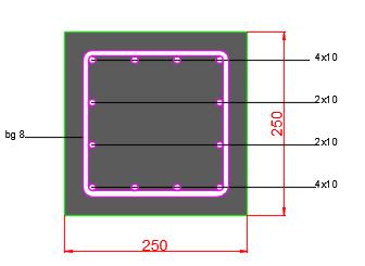 Oplossing: De waarden van Tabel 8: Maximale staafdiameter symmetrische belemmering worden gebruikt bij een scheurwijdte van 0,2 mm.