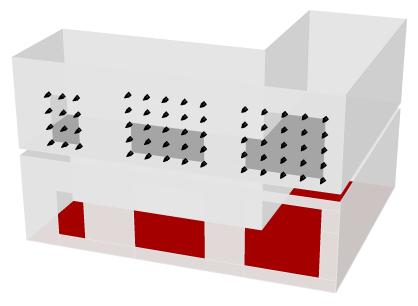 verdieping (brandruimte) Plattegrond 2 e