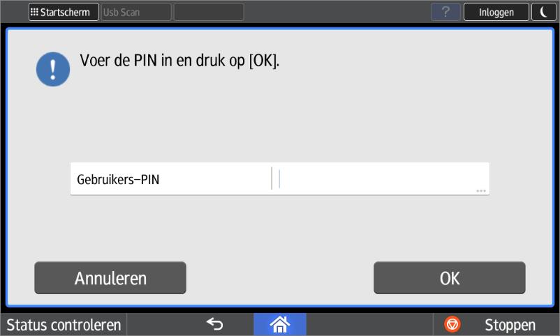 2.2. Pincode Alternatief kan u aanmelden door het gebruik van uw persoonlijke pincode.