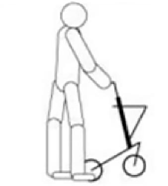 4. GEBRUIKSAANWIJZING Deze rollator is ontworpen voor mensen met beperkte loopafstand, met evenwichtsstoornissen of andere beperkingen die een normale staande houding beperken.