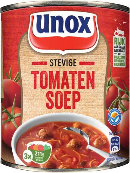 Unox soep in blik of Smac 2 blikken à 800 ml of 250 gram