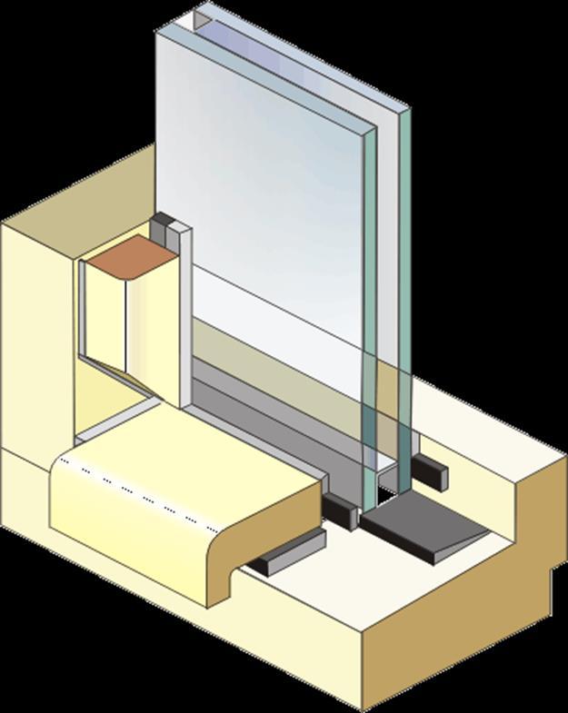 Isolerende beglazing Dubbel glas 18 tot 24mm dik