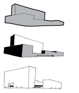 bebouwingsvelden. Elk bouwveld wordt beschouwd als een samenhangend architectonisch ensemble met een doorlopende rooilijn en een wisselende daklijnhoogte die de contour van het veld bepaalt.