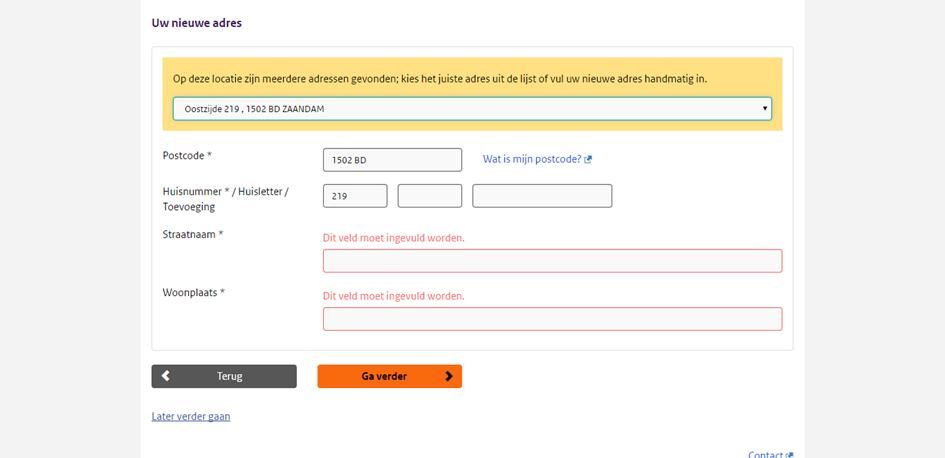 b) Een datum, verder dan 28 dagen in de toekomst, kan niet aangeklikt worden.