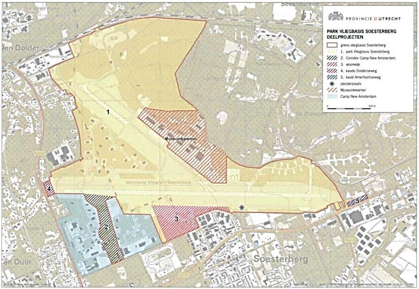 1. Aanleiding en achtergrond Op het terrein van de voormalige vliegbasis Soesterberg liggen vier bouwkavels die eigendom zijn van de provincie Utrecht.