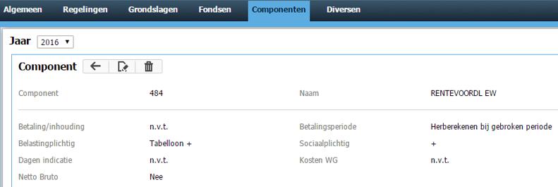 werknemer. Hiervoor is in Loket.nl een nieuwe component beschikbaar gesteld namelijk 484 Rentevoordl EW. Dit resultaat wordt in de loonaangifte opgenomen. 5.