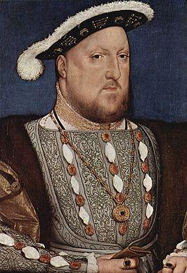Hendrik VIII van Engeland: Greenwich, 28 juni 1491 Westminster, 28 januari 1547 Hendrik VIII was van 1509 tot 1547 koning van Engeland, heer van Ierland en later ook koning van Ierland.