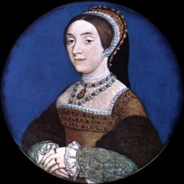 6. Catharina Parr (gehuwd 12 juli 1543, zij overleefde hem en