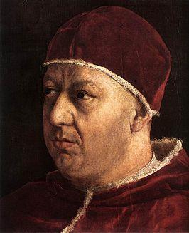paus Leo X Toen zijn eerste vrouw, Catharina van Aragon, hem geen zoon bleek te kunnen schenken - zij had zes kinderen gebaard van wie