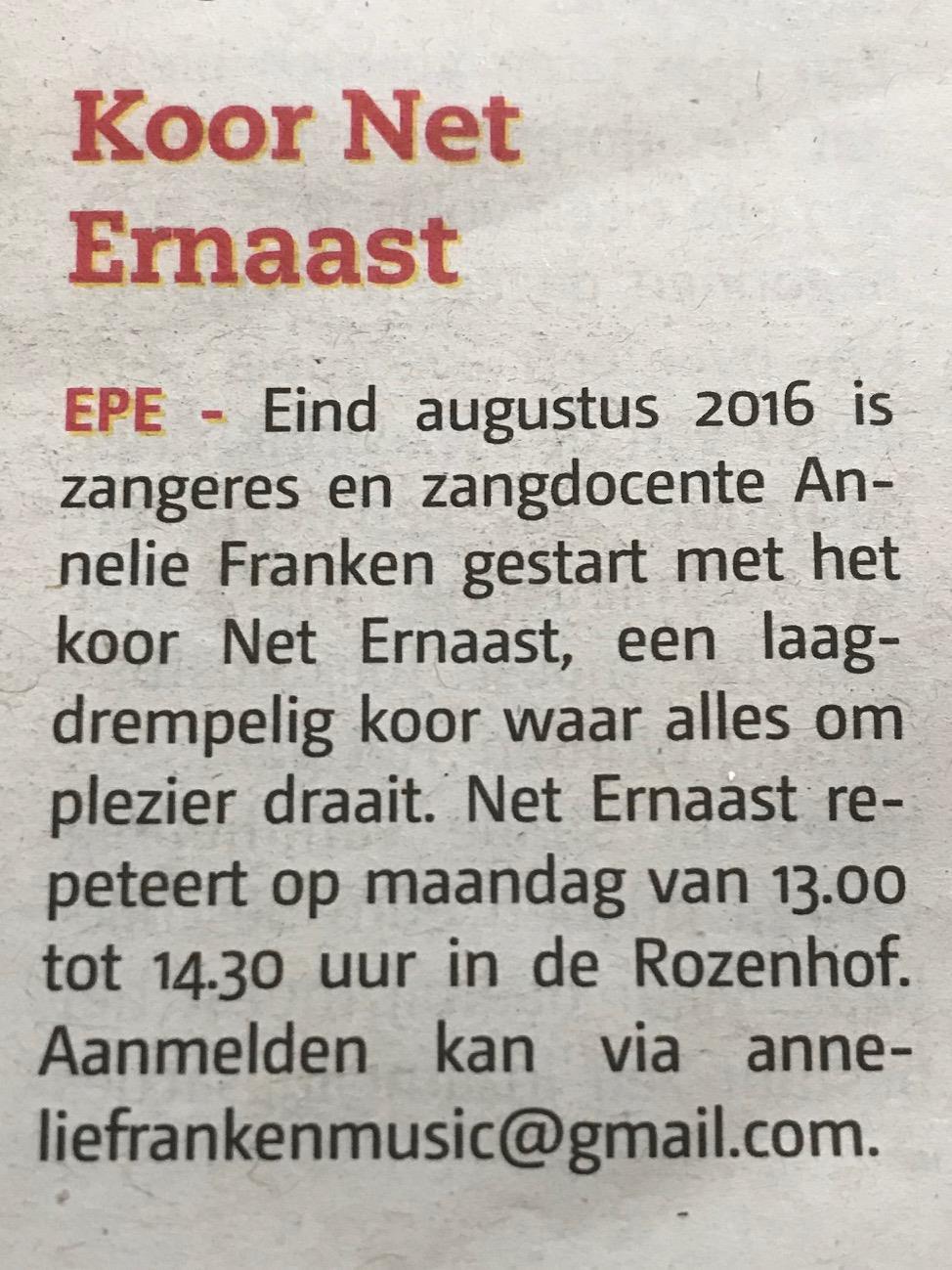 Net Ernaast Jan Eshuis Voorjaar 2019 zullen naar verwachting weer de he raudities plaatsvinden.