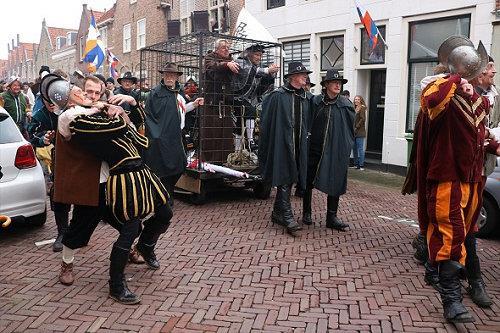 Burgemeester Koekebakker en een monnik