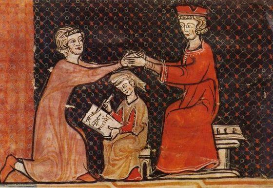 Omdat er in de middeleeuwen geen geld was moesten heersers iets bedenken om hun volgelingen te belonen. Land hadden ze wel genoeg, het Leenstelsel was geboren.