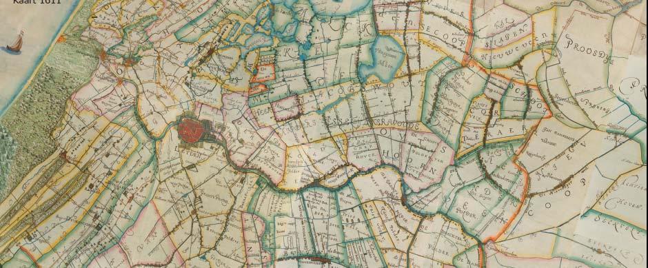 Kaart 1611 Titel / onderschrift Verschijningsvorm landschap In het Hollands Plassengebied is grofweg een tweedeling te zien tussen veenweidegebieden en droogmakerijen.