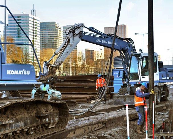 Veiligheid en leefbaarheid Dienst Zuidas let er voortdurend op dat het werk veilig gebeurt en dat de directe omgeving leefbaar blijft.