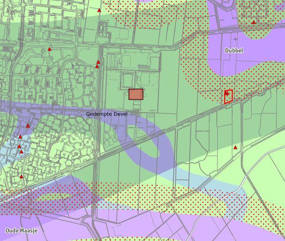 3. Bureauonderzoek Bodemopbouw en geogenetische geschiedenis Op de archeologische verwachtingskaart van de gemeente Dordrecht (2009, Kaartbijlage 3) ligt het onderzoeksgebied in het (lagergelegen)