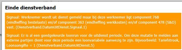 5.3 Positie cursor na toevoegen component variabele gegevens Na het toevoegen van een looncomponent op het scherm Variabele gegevens positioneert de cursor zich automatisch op de toe te voegen