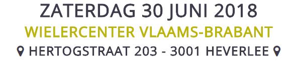 Fietsers met leeftijd van 6 tot 99 jaar welkom! Alle info: www.