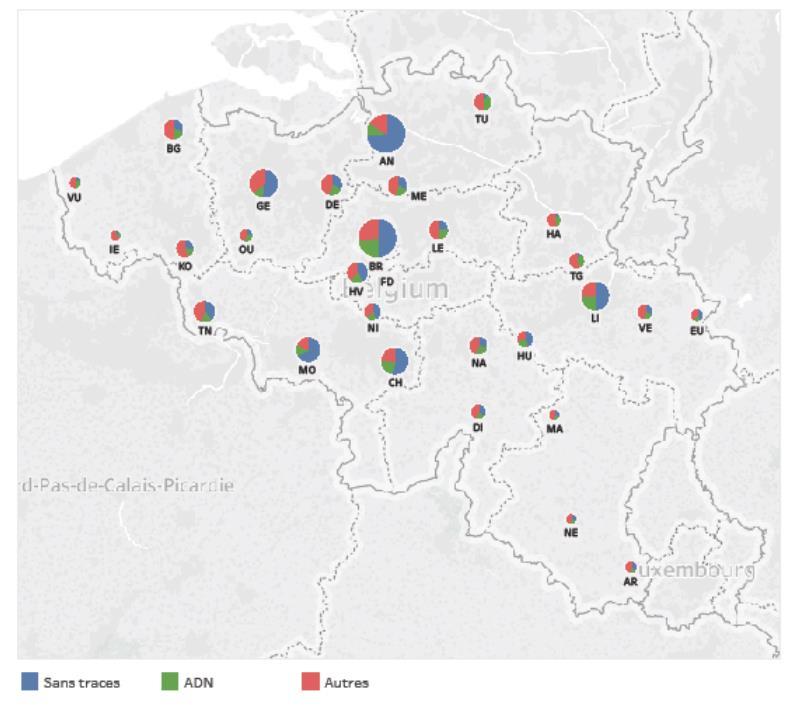 Per arrondissement: