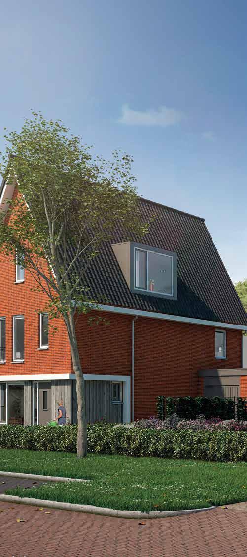 24 de-marezhof.nl Woningtype Valkensteyn Deze woning valt op door het strak vormgegeven zadeldak.