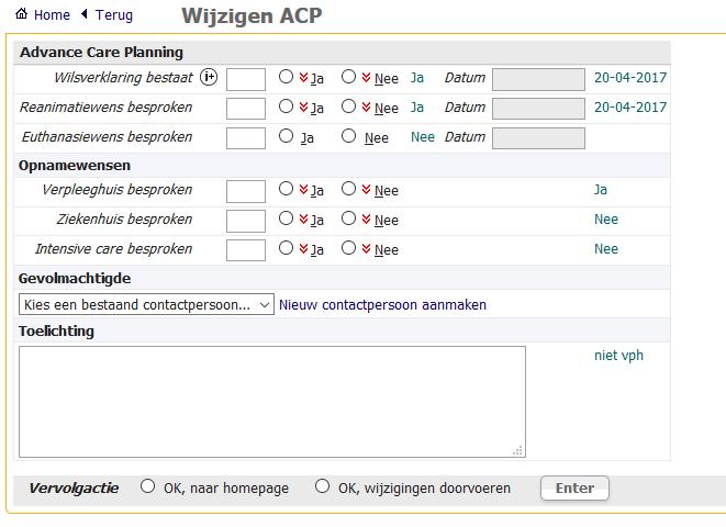 Bij het toevoegen van een gevolmachtigde kan gekozen worden uit