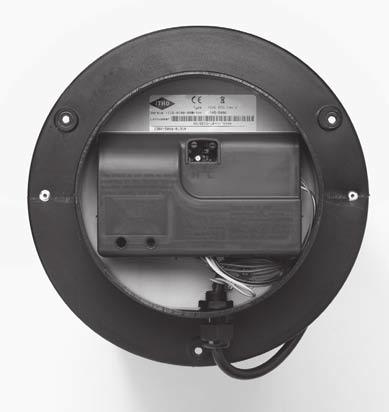 type CVD ECO-fan Instellingen De pijpdakventilator is voorzien van potentiometers voor het instellen van de capaciteit bij laagstand en hoogstand.