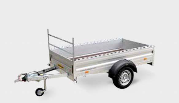 681,-* Startrailer 2050 x 1095 x 300 mm HA 752113 FS 2050 x 1310 x 350 mm HA 132513 FS 2510 x 1310 x 350 mm 1.300 kg toegelaten gewicht HU 132314 2300 x 1400 x 300 mm 1.