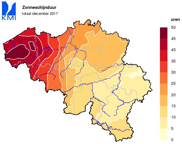 Geografische verdeling van de droogte index De genormaliseerde neerslagindex (SPI) laat toe om perioden van droogte te karakteriseren op basis van observaties van neerslag.