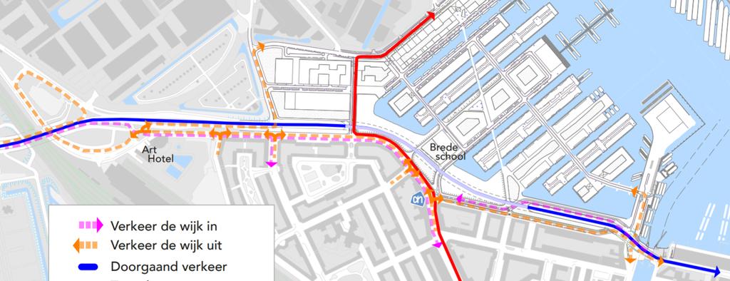 Voor de kruising Korte Prinsengracht met Straat & Dijk dient een oplossing bedacht te worden.