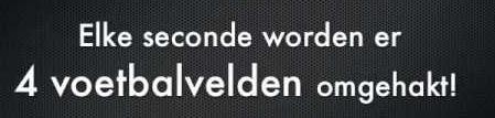 landbouwgrond nodig voor het produceren van veevoer. En dat niet alleen, ook de schaarse zoetwatervoorraad wordt daartoe aanzienlijk aangesproken.