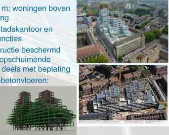 Mechanisch / Systeemgedrag: Timmerhuis, Rotterdam Hoogte 55 m; woningen boven 5