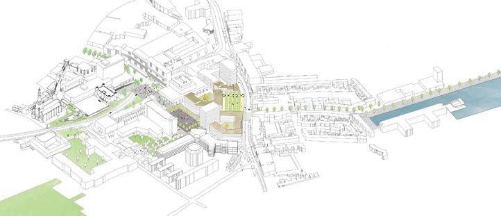 Koningskwartier model A Nieuwe Koningswei openbare ruimte Paleisring groen-blauw netwerk Muzetuin