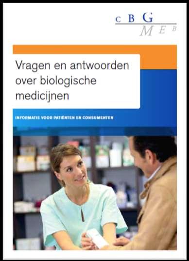 Betrokkenheid patienten Patienten(verenigingen) betrokken bij sturende organen VWS platform, CBG Biosimilars Nederland