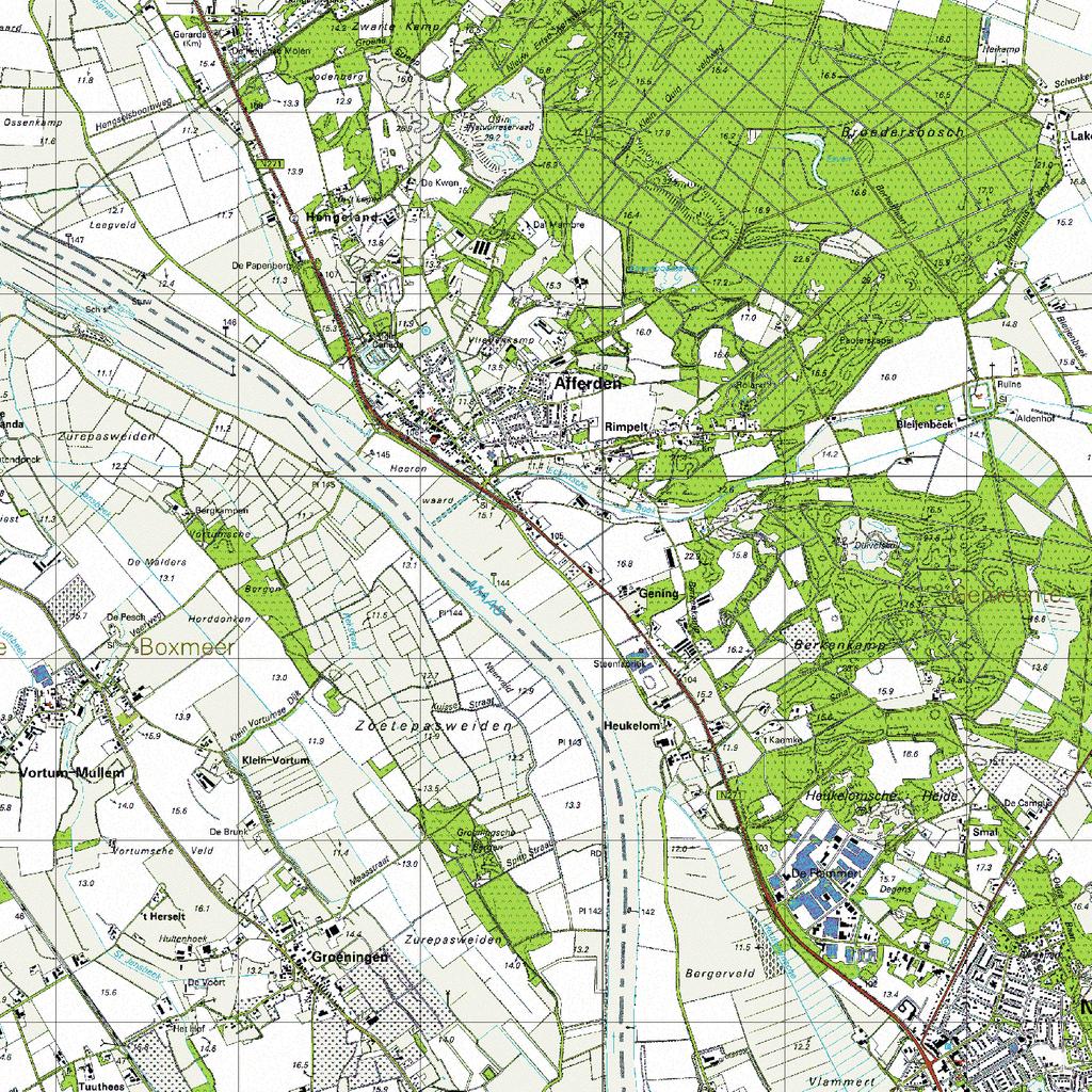 46D Aanvullend waterbodemonderzoek N271 blad topografische kaart: 46D vak 0: X: 197.733 Y: 405.344 vak 1: X: 199.992 Y: 402.529 vak 2: X: 197.622 Y: 405.