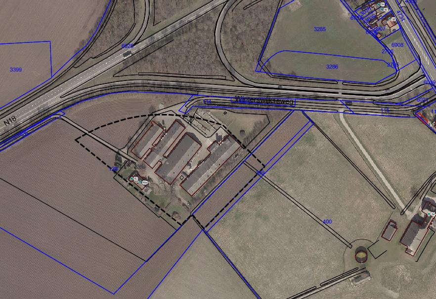 Afbeelding 3 Voorstel nieuw bouwblok Het perceel aan de Winterswijkseweg 60 ligt in het