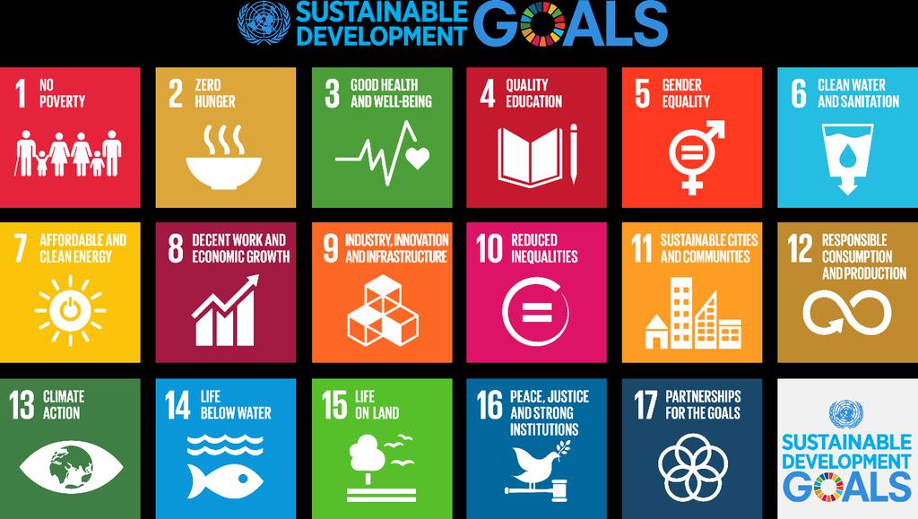 Kader - Sustainable Development Goals De Sustainable Development Goals (SDGs) of Duurzame Ontwikkelingsdoelen, bestaan uit 17 doelen en 169 targets die de wereld tot een betere plek moeten maken in