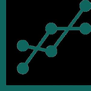 Lijndiagram Een lijndiagram is een diagram met punten verbonden door lijnen. De punten geven de frequenties weer.