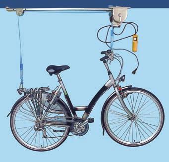 Elektrische fietstakel Art.nr. 0715 902 920 Verstelbare bandinstelling. CE gekeurde banden. Montage gaten voorgeboord. Inclusief stekker, bagage- en stuurhaken.