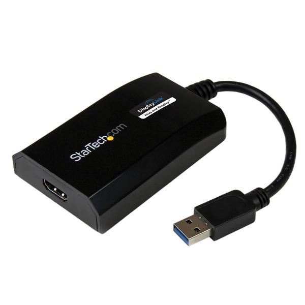 USB 3.0-naar-HDMI externe Multi-Monitor grafische videoadapter voor Mac & pc DisplayLink gecertificeerd HD 1080p Product ID: USB32HDPRO Met de USB32HDPRO USB 3.