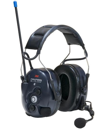 zoals alarmsignalen kan blijven horen. WS Litecom De 3M PELTOR WS LiteCom headset gaat nog een stap verder door de Bluetooth eigenschap.