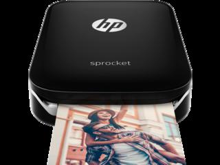 HP Sprocket fotoprinter (Z3Z92A) Overzicht Print net zo makkelijk 5 x 7,6 cm foto's van je smartphone als je ze op social media post.