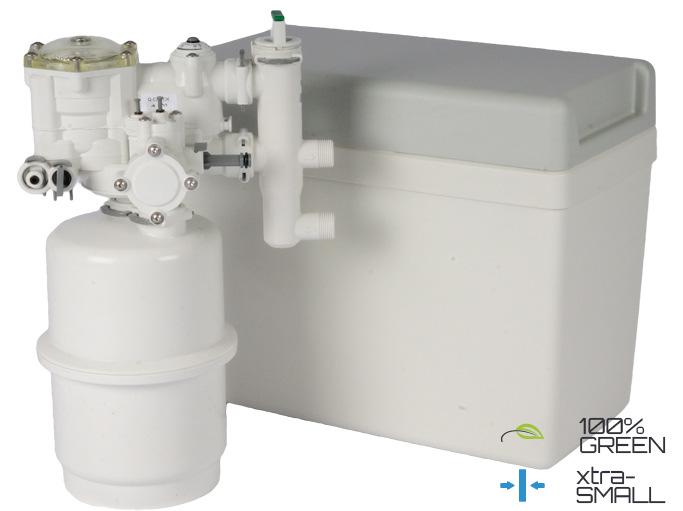 SWS Isera 1-4 personen / waterverbruik tot 180 m³ per jaar externe 30 kg zoutbak zonder elektriciteit.