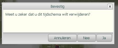 Eventueel kan een periode ook in zijn geheel worden verplaatst. Klik hiervoor 'ergens' in het gebied. De cursor zal nu in een 'kruis' veranderen.