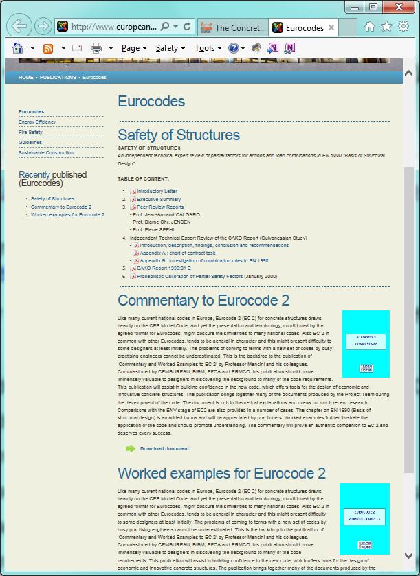 «Eurocode 2 Worked examples» - reference