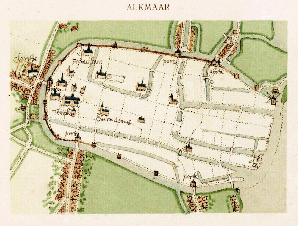 Aan het begin van de 16 de eeuw werden de uitbreidingen aan de oostzijde van de stad afgesloten bij de huidige Bierkade.