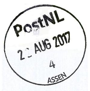 Scharmbarg 105 (Peelo) Postkantoor; adres in 2017: The Read Shop Assen