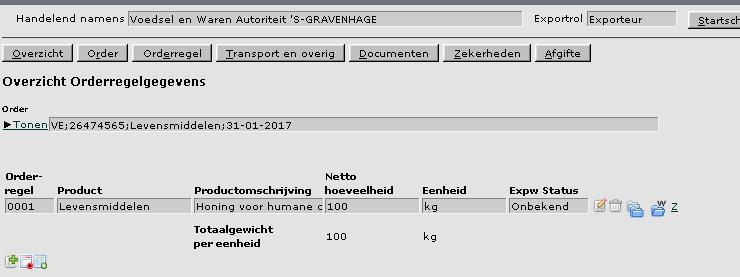 3.6a Meerdere orderregels aanmaken Na het opslaan van de gegevens is in het scherm Beheren Orderregelgegevens het veld