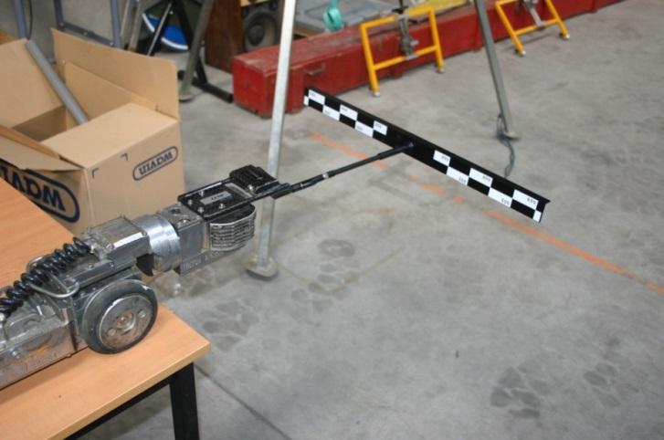 Laserprojectie In combinatie met visueel rioolonderzoek met een robotgestuurde