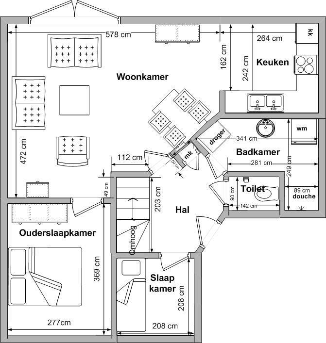 Garderen, Oud Milligenseweg 38, De Wildekamp 17 Plattegrond