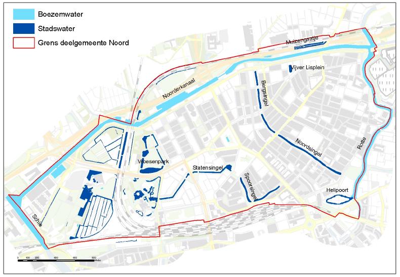 Waterplan Rotterdam Noord Figuur 1. Plangebied DGWP Noord 1.