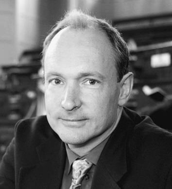 De uitvinder van het internet 1989: maakte de eerste webserver (http) en browser (html) samen met de Belg Robert Cailliau 1999: dacht verder: Tim Berners-Lee I have a dream for the Web [in which
